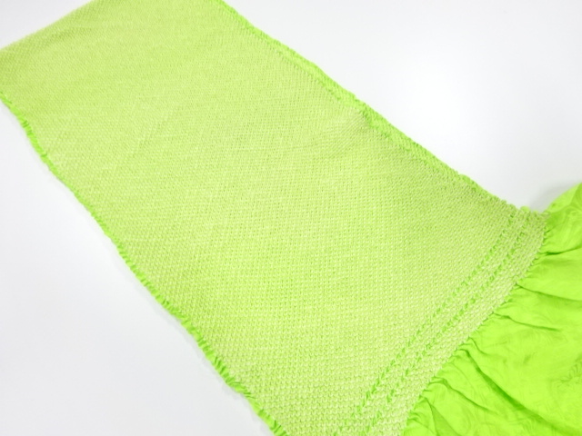 正絹　振袖用　絞り　帯揚げ